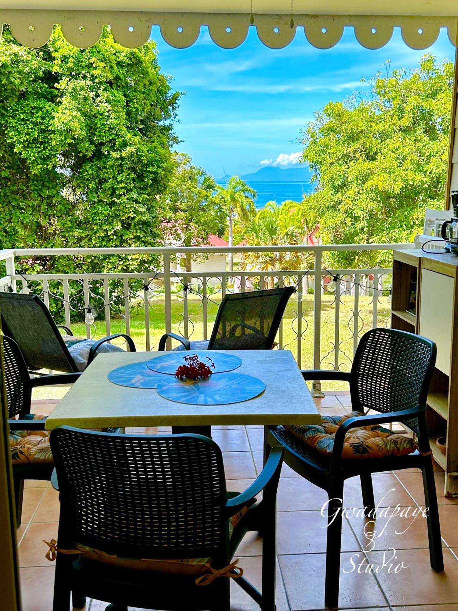 Vue Exclusive Mer Et Volcan, Village Vacances Avec Plage Et Piscine, Les Gwadastudios ساينت آن المظهر الخارجي الصورة