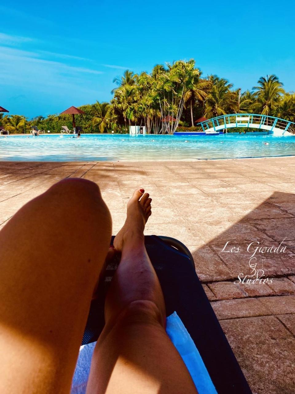Vue Exclusive Mer Et Volcan, Village Vacances Avec Plage Et Piscine, Les Gwadastudios ساينت آن المظهر الخارجي الصورة